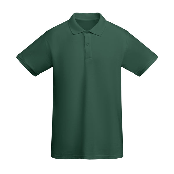 POLOSHIRTS PRINCE – aus 100% Bio-Baumwolle, 210 g/m². Farbe Heather Grey 58: 85% Bio-Baumwolle und 15% Viskose. – Bild 25