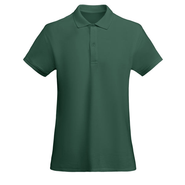 POLOSHIRTS PRINCE WOMAN – aus 100% Bio-Baumwolle, 210 g/m². Farbe Heather Grey 58: 85% Bio-Baumwolle und 15% Viskose. – Bild 25