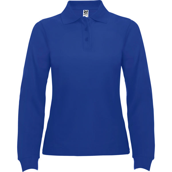 POLOSHIRTS ESTRELLA WOMAN L/S – aus 100% Baumwolle, Piqué, 220 g/m². Heather Grey 58: 85% Baumwolle / 15% Viskose. – Bild 17