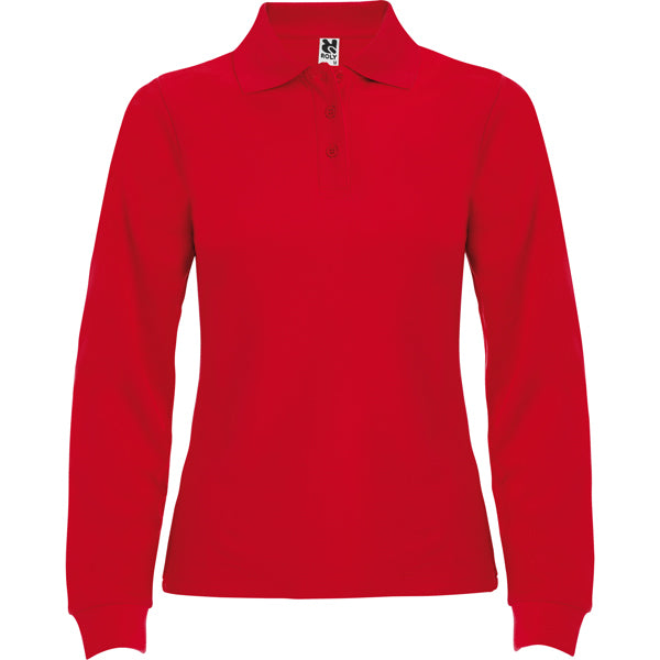 POLOSHIRTS ESTRELLA WOMAN L/S – aus 100% Baumwolle, Piqué, 220 g/m². Heather Grey 58: 85% Baumwolle / 15% Viskose. – Bild 52
