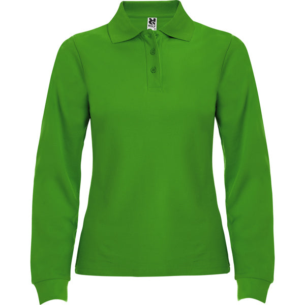 POLOSHIRTS ESTRELLA WOMAN L/S – aus 100% Baumwolle, Piqué, 220 g/m². Heather Grey 58: 85% Baumwolle / 15% Viskose. – Bild 57