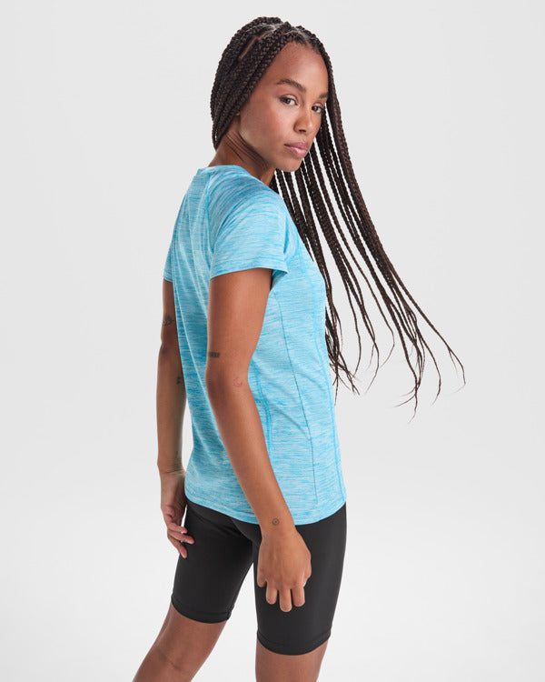 T-SHIRTS AUSTIN WOMAN – aus 100% Polyester Space Dye, 140 g/m² – Bild 2