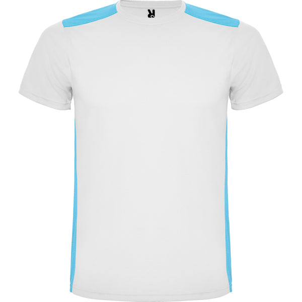 T-SHIRTS DETROIT – aus Vorderes Material: 100% Polyester Bird’s Eye. Rückseitiges Material: 100% Polyester-Mesh. 130 g/m².