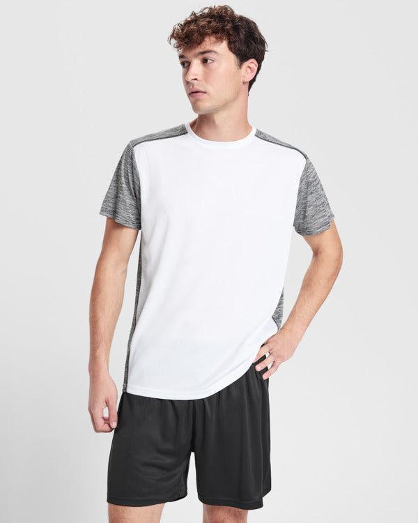 T-SHIRTS ZOLDER – aus Vorderseite: 100% bird's eye Polyester. Rückseite: 100% Polyester Space Dye. 135 g/m². – Bild 2