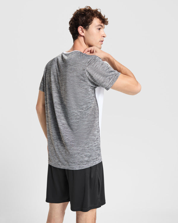 T-SHIRTS ZOLDER – aus Vorderseite: 100% bird's eye Polyester. Rückseite: 100% Polyester Space Dye. 135 g/m². – Bild 5