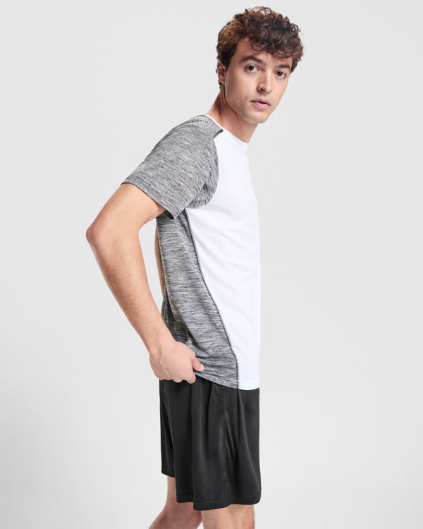 T-SHIRTS ZOLDER – aus Vorderseite: 100% bird's eye Polyester. Rückseite: 100% Polyester Space Dye. 135 g/m². – Bild 6