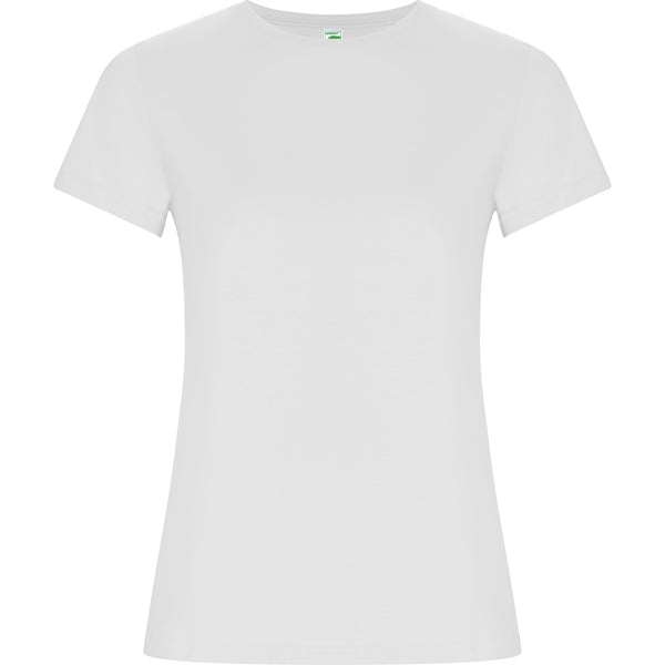 T-SHIRTS GOLDEN WOMAN – aus 100 % gekämmte Bio-Baumwolle, Single-Jersey. Farbe: 160 g/m². Weiß: 170 g/m². Farbe 58 (meliert): 85 % Bio-Baumwolle / 15 % Viskose. – Bild 1