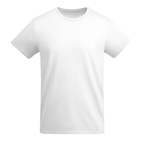 T-SHIRTS BREDA – aus 100 % Bio-Baumwolle: 175 g/m². Farbe „Heather Grey 58“: 85 % Bio-Baumwolle und 15 % Viskose. – Bild 1