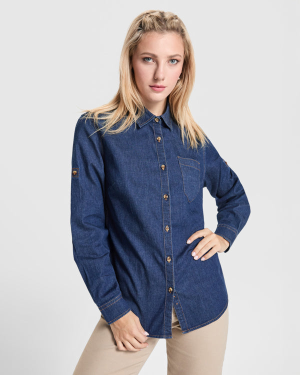 HEMDEN LUJAN WOMAN – aus 98 % Baumwolle, 2 % Elasthan, 210 g/m². – Bild 2