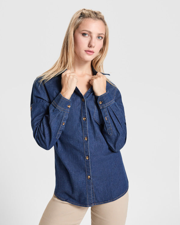 HEMDEN LUJAN WOMAN – aus 98 % Baumwolle, 2 % Elasthan, 210 g/m². – Bild 3