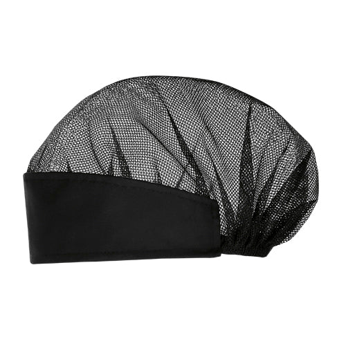 Kochmütze Cuff with mesh – Schwarz – Bild 1