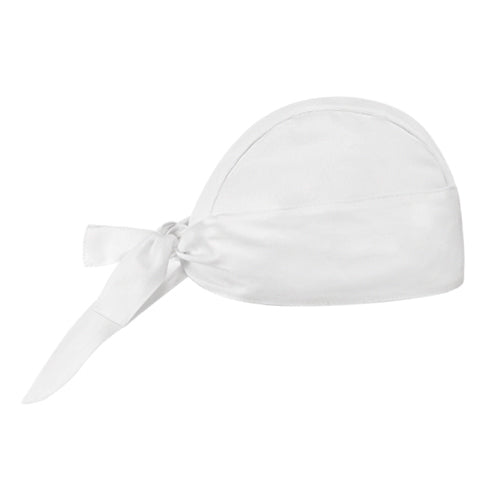 Kochmütze High Bandana – Weiß – Bild 1