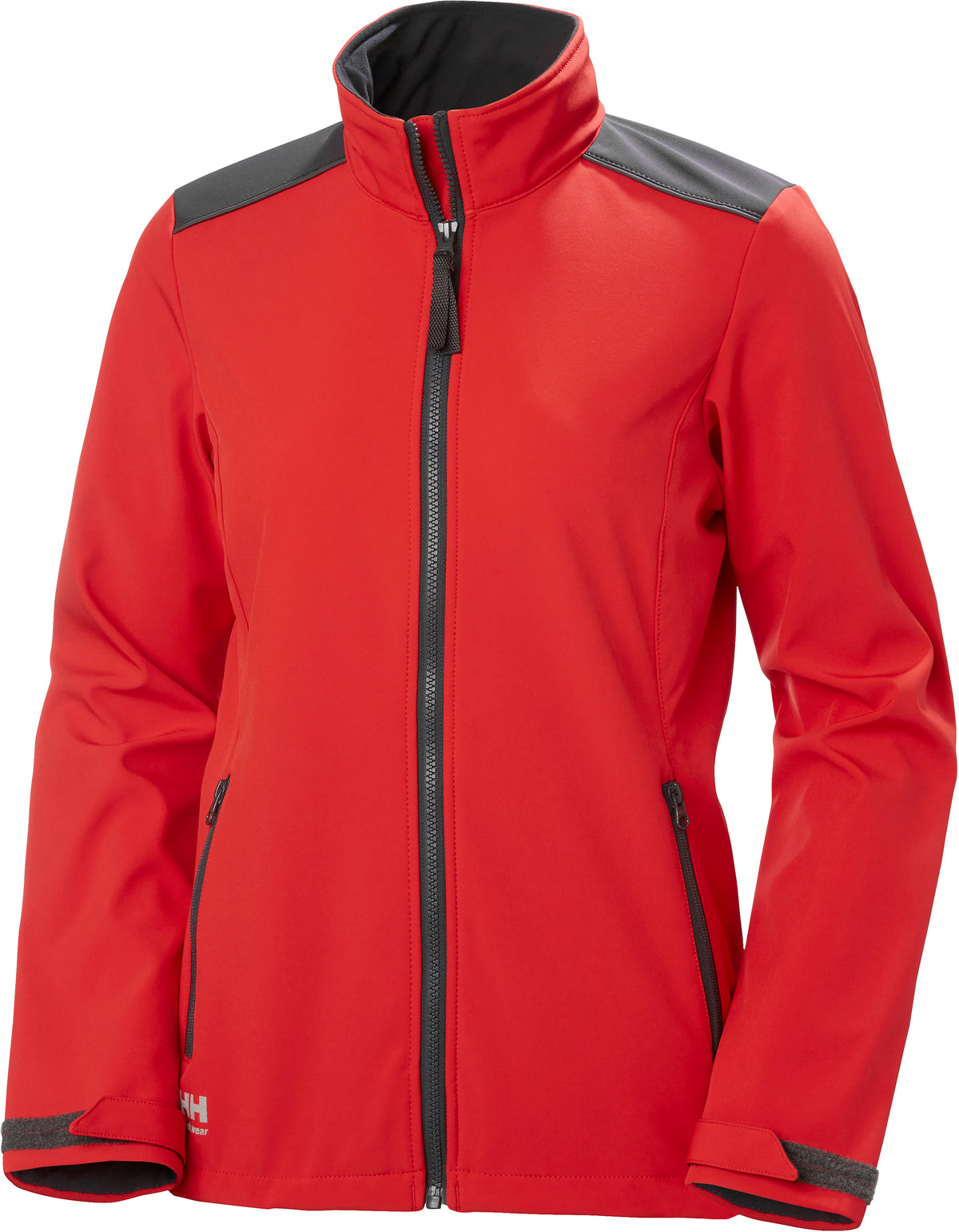 Damen-Softshelljacke Manchester 74241 wasserabweisend – Rot/Dunkelgrau
