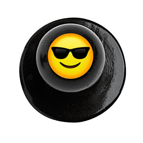 Berufsbekleidung Button – Schwarz – Bild 1
