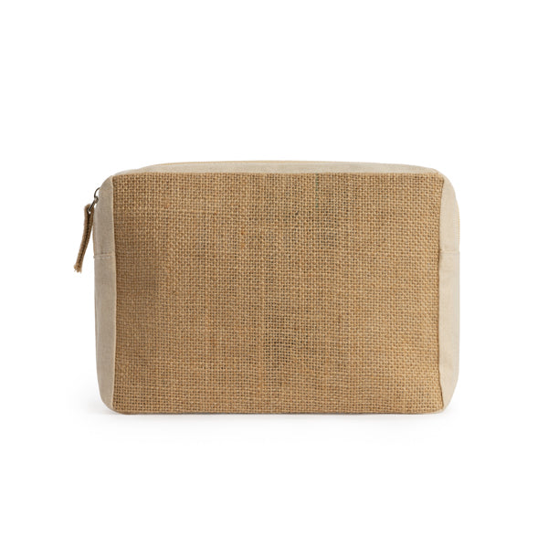 KOSMETIKETUIS VERA – aus Baumwolle und Jute.