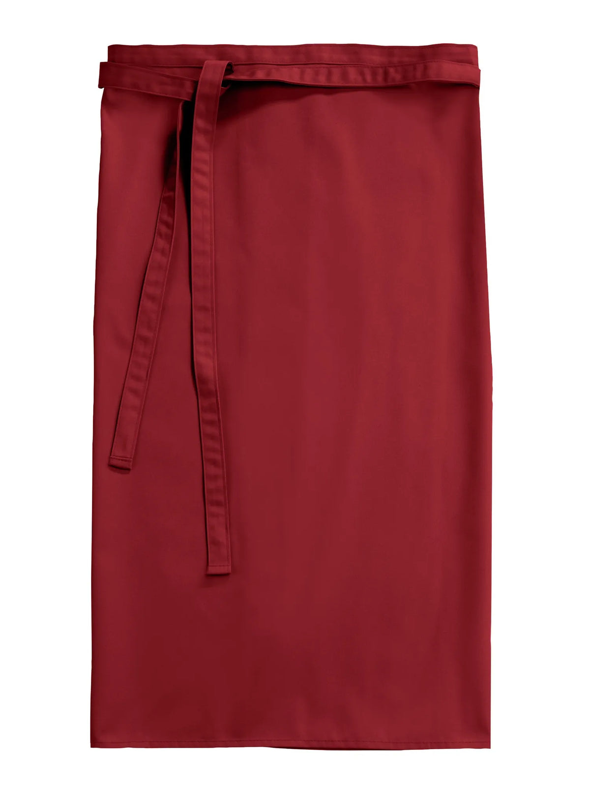 Bistroschürze Roma Classic 80 × 100 cm mit durchgehendem Bindeband – regency red – Farbcode 4010 – Bild 1