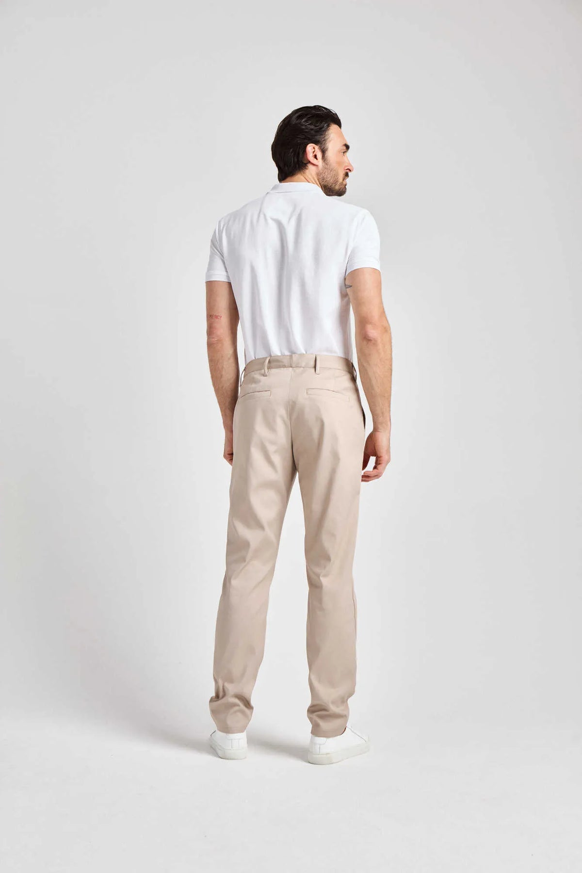 Hose Elda Man Comfort im Chino-Stil – beige – Farbcode 3000 – Bild 4