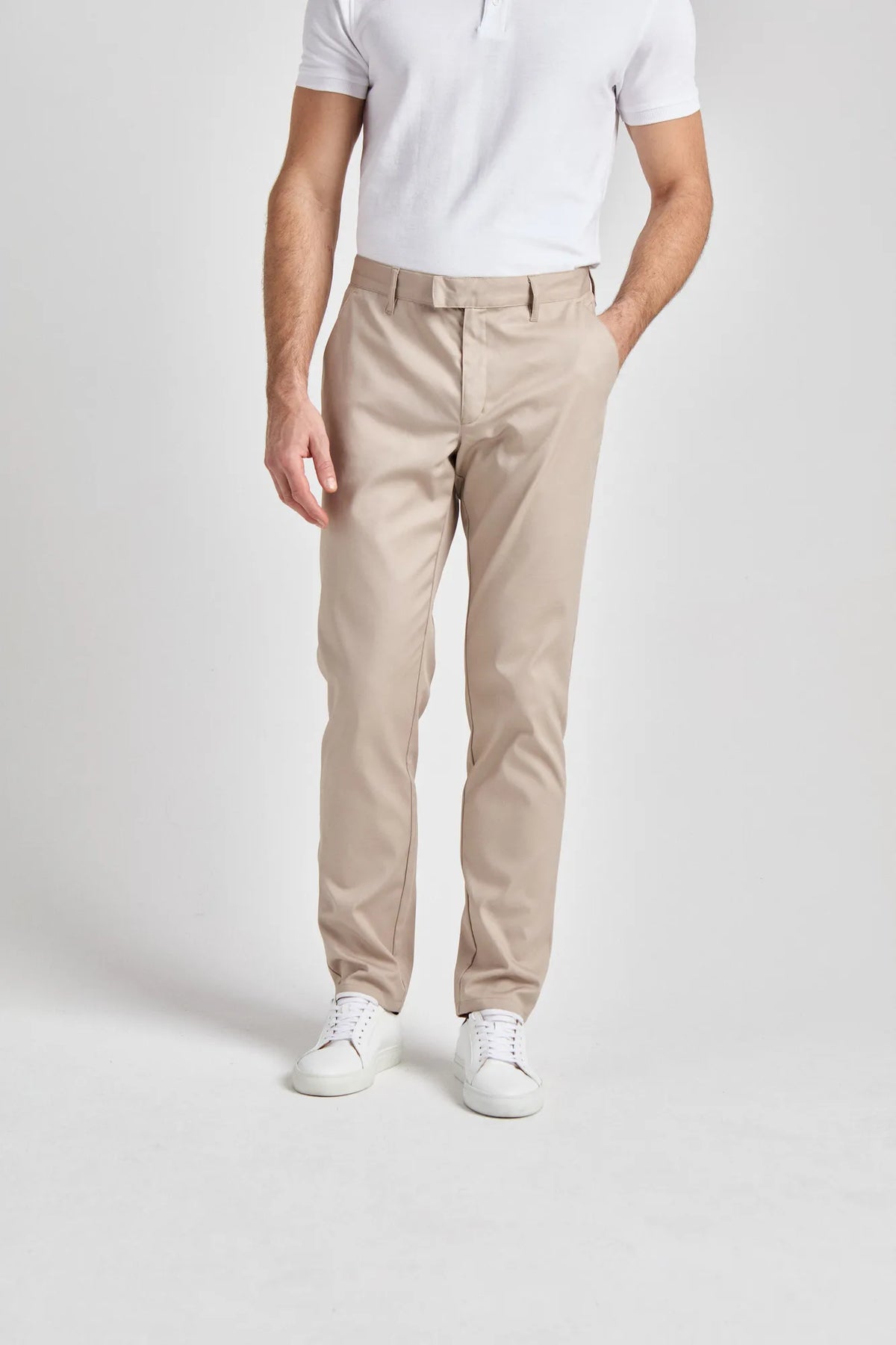 Hose Elda Man Comfort im Chino-Stil – beige – Farbcode 3000 – Bild 5