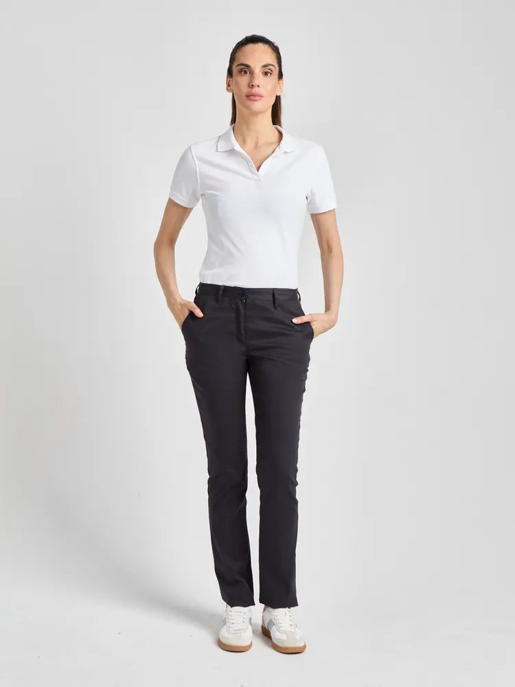 Hose Alba Lady Comfort mit elastischem Bund – schwarz – Farbcode 1011 – Bild 2