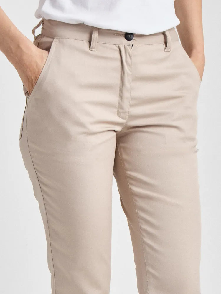 Hose Alba Lady Comfort mit elastischem Bund – beige – Farbcode 3000 – Bild 3