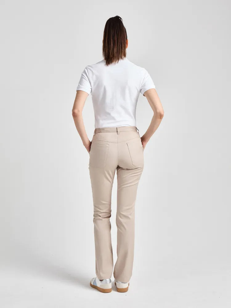 Hose Alba Lady Comfort mit elastischem Bund – beige – Farbcode 3000 – Bild 4