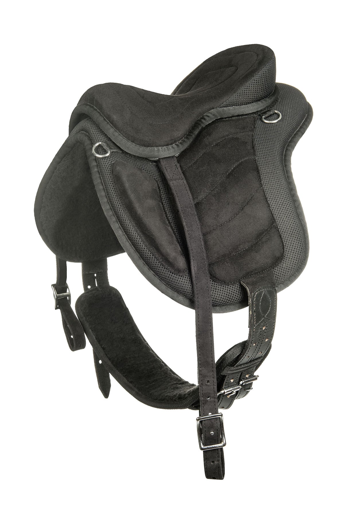 Baumloser Shetty-Sattel 8362 – stabile Edelstahl-Schnallen – Bild 2