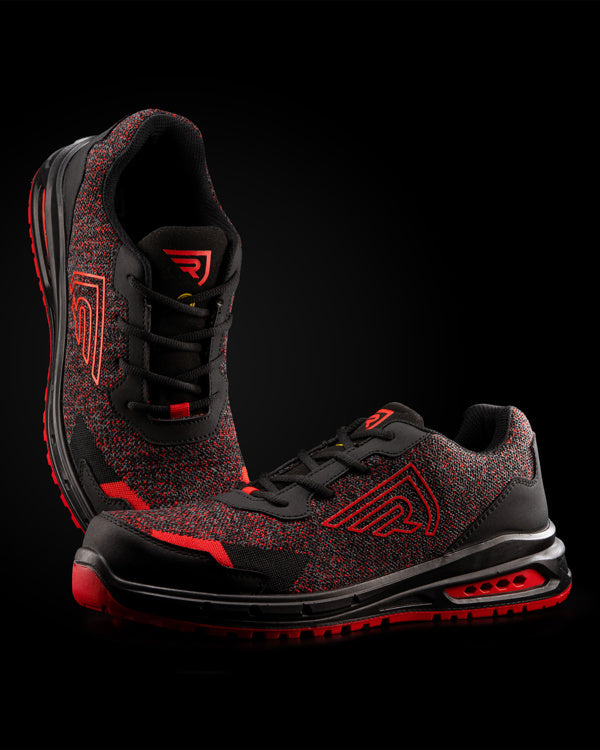 ZAPATO LABORAL GARNET – aus Rotes Strickgewebe. – Bild 11