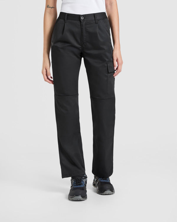 HOSEN DAILY WOMAN STRETCH – aus 65 % Baumwolle / 33 % Polyester / 2 % Elastan, 250 g/m² Twill. – Bild 2