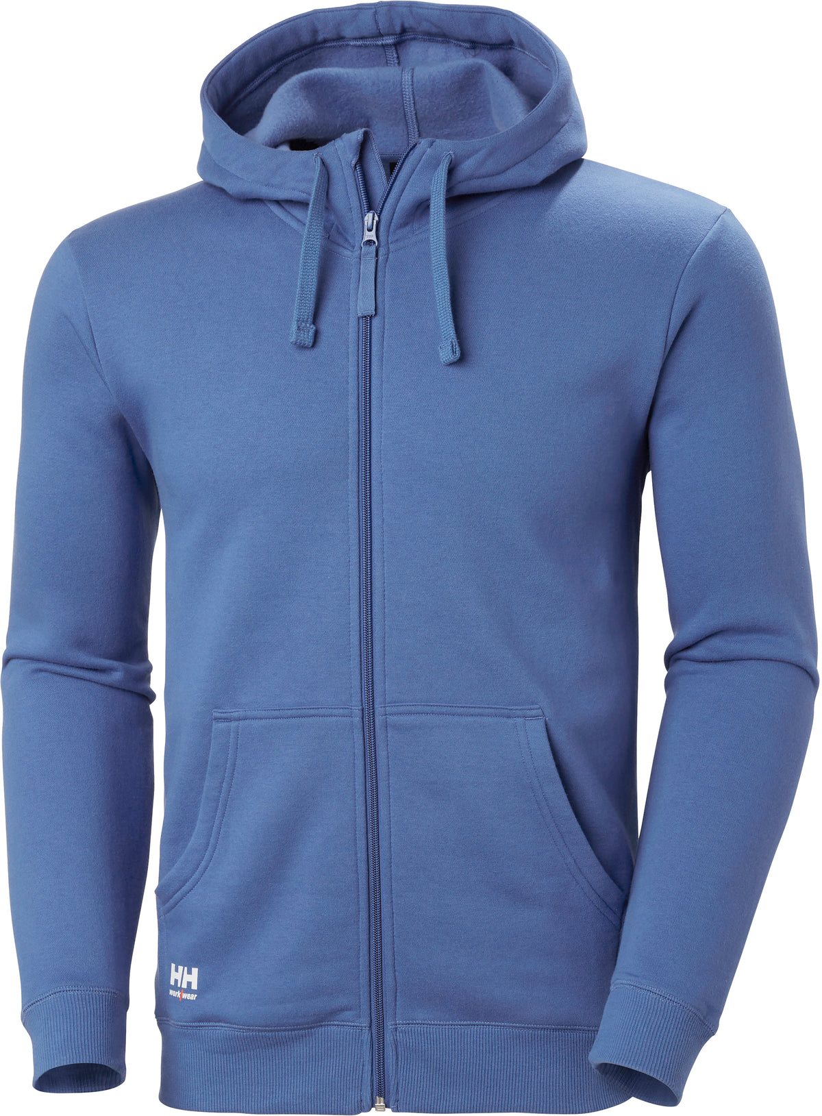 Herren-Sweatjacke Classic 79328 mit Kapuze – Steinblau