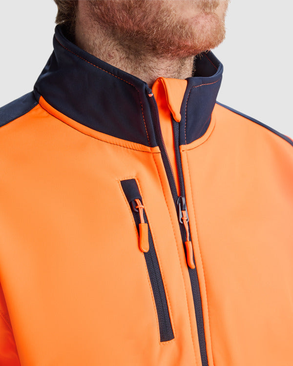 WARNSCHUTZ ANTARES – aus Drei Schichten. Obermaterial: 92% Polyester / 8% Elastan. Futter: 100% Polyester-Mikrofleece, 320 g/m². – Bild 5