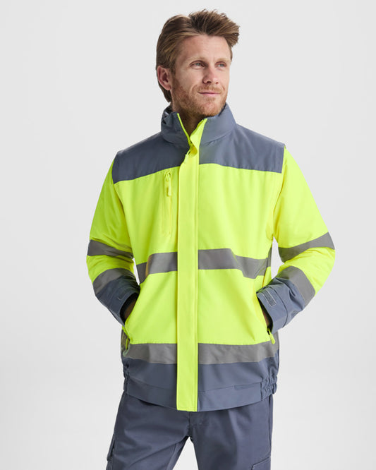 WARNSCHUTZ EPSYLON – aus Außen: 100% Polyester Wasserdicht. Innen: 100% Polyester. Wattierung: 100% Polyester. 400 g/m². – Bild 2