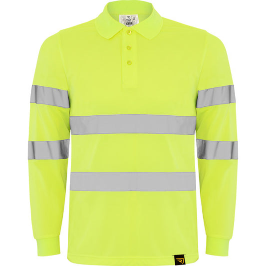 WARNSCHUTZ POLARIS L/S – aus 100% Polyester, Piqué, 170 g/m². – Bild 1