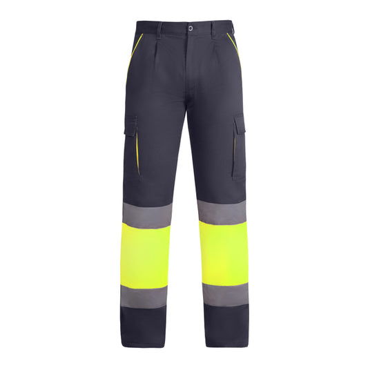 WARNSCHUTZ ENIX – aus Zwei Schichten:Außen: 80% Polyester und 20% Baumwolle Twill, 235 g/m².Innen: 100% Polyester-Fleece-Futter, 185 g/m². – Bild 1