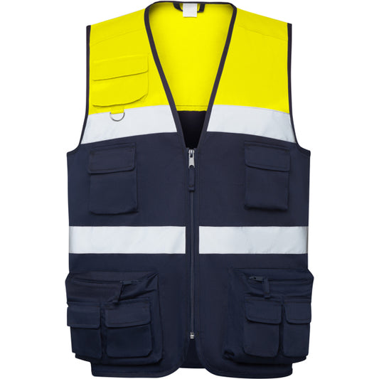 WARNSCHUTZ BETA – aus Hauptstoff: 65 % Polyester / 35 % Baumwolle, 200 g/m² Twill.HV-Gewebe: 50 % Polyester / 50 % Baumwolle, 250 g/m² Twill. – Bild 1