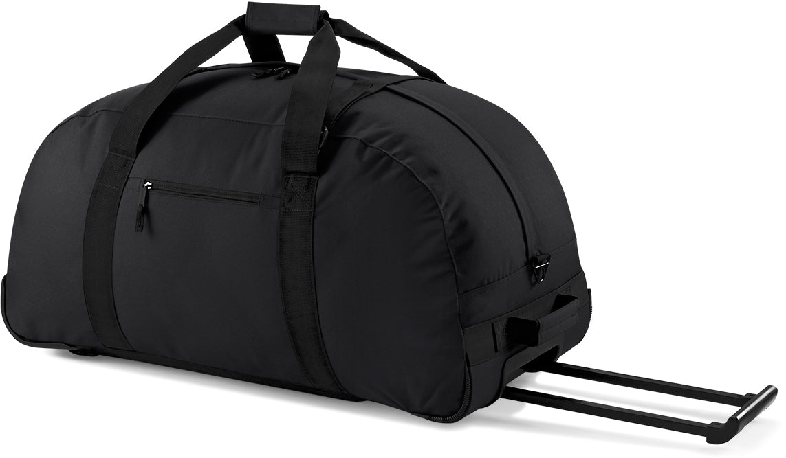 BagBase BG 23 – Reisetasche mit Rollen – black