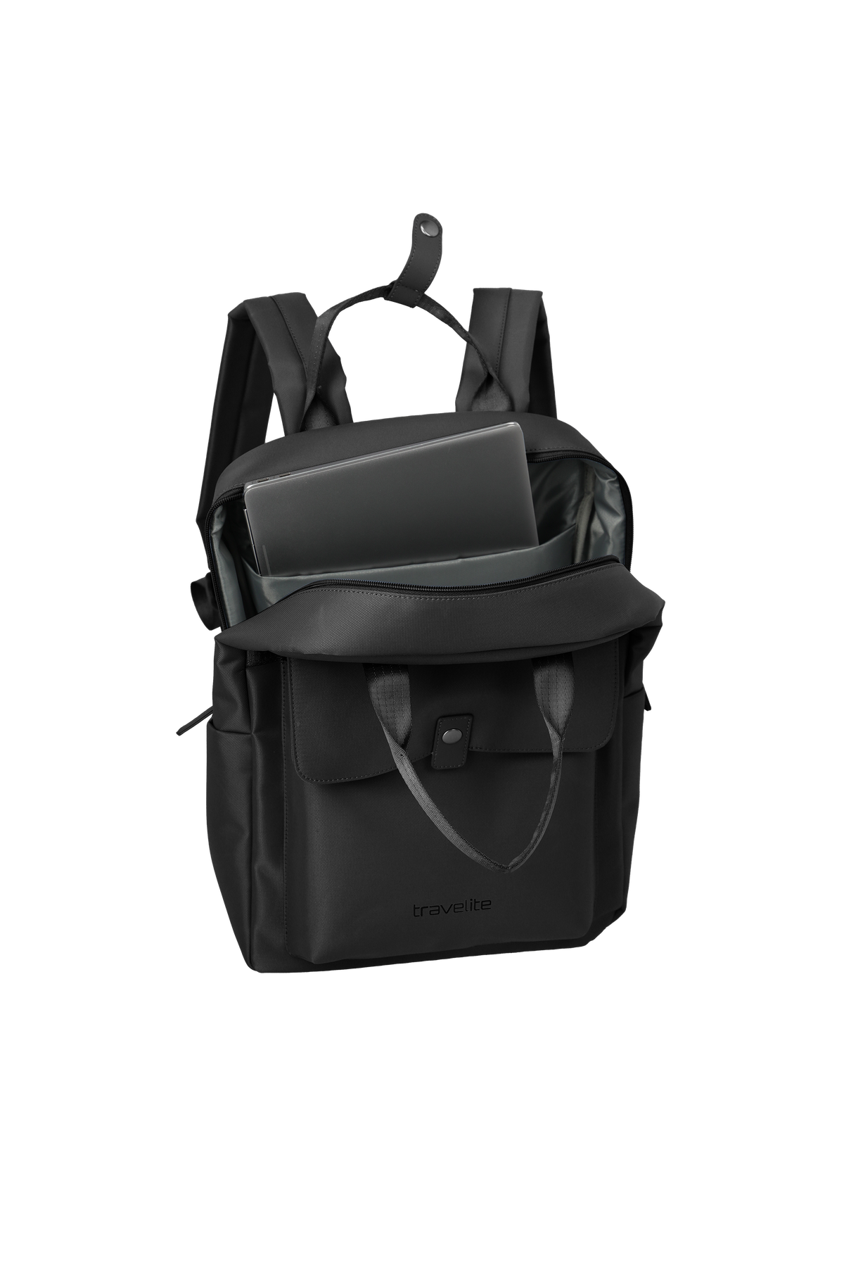 Travelite Rucksack VILLE – aus REC. NYLON 210D – Bild 4