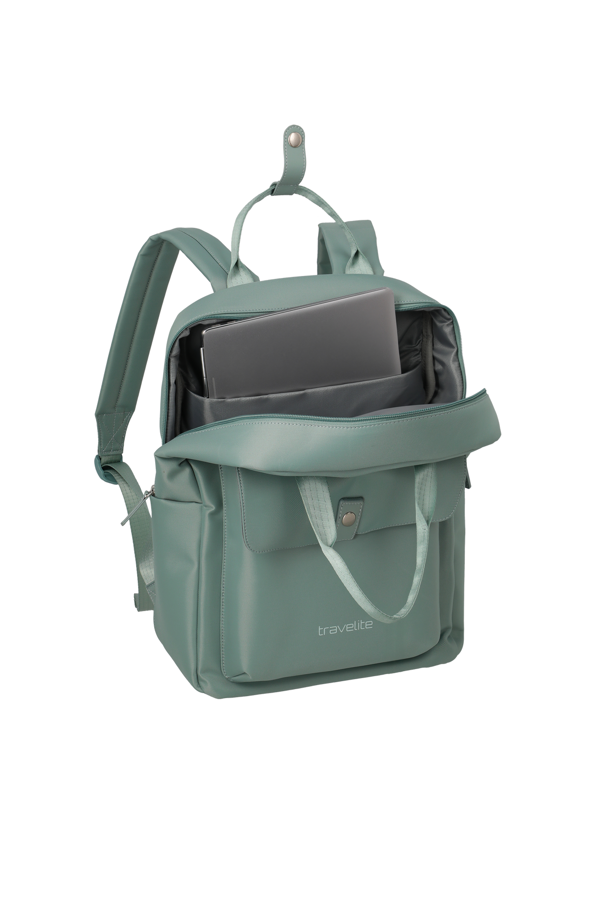 Travelite Rucksack VILLE – aus REC. NYLON 210D – Bild 9