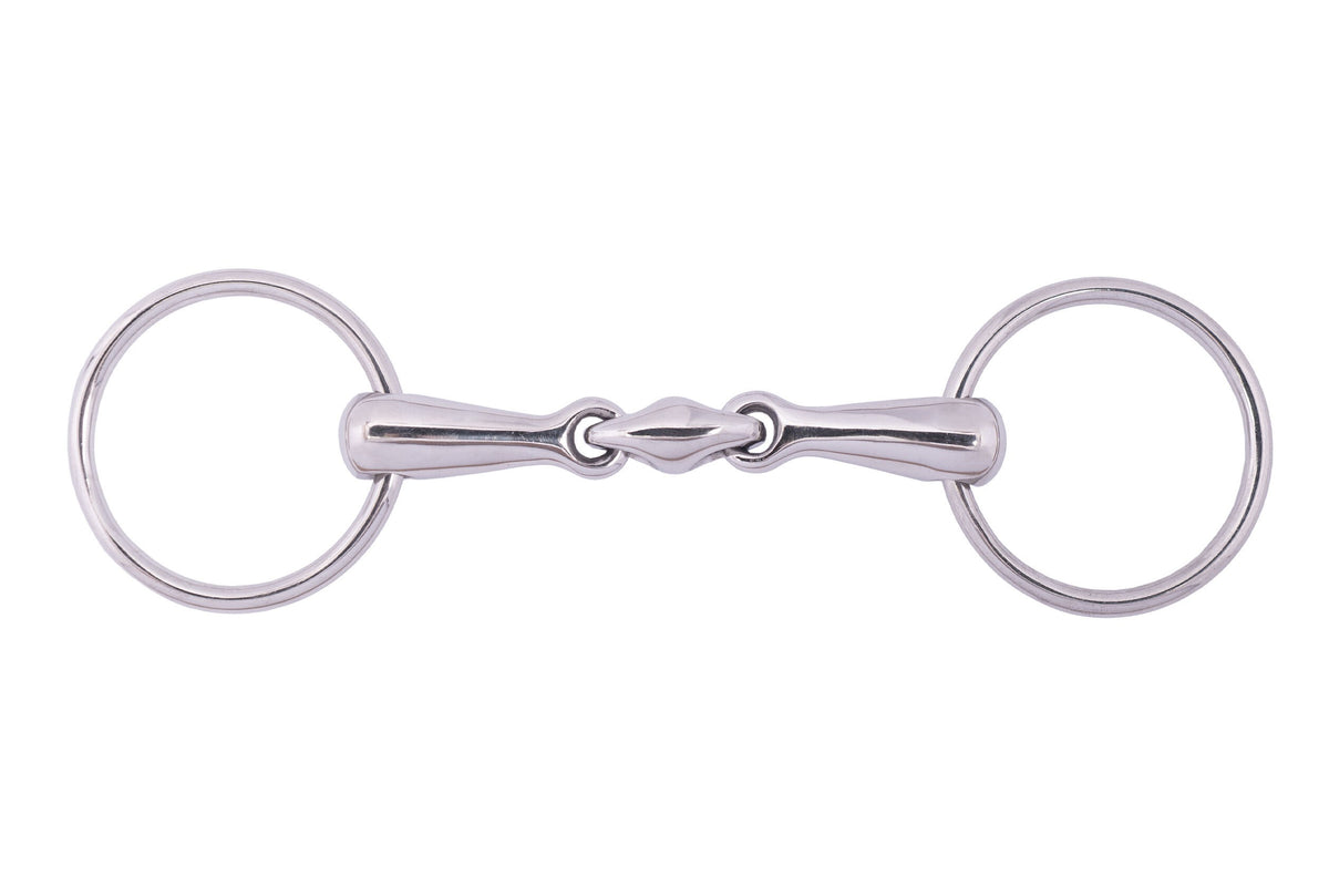 Doppelt gebrochenes Gebiss, 18 mm aus Edelstahl 9877 – rostfrei – Bild 1