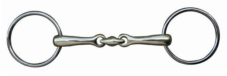 Doppelt gebrochenes Gebiss, 20 mm aus Edelstahl 9878 – rostfrei – Bild 1
