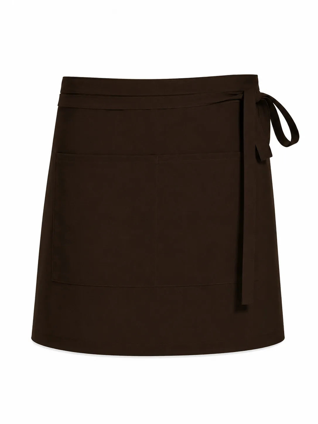 Bistroschürze Roma Classic Bag 50 × 78 cm mit zweigeteilter Tasche – chocolate – Farbcode 3005 – Bild 1