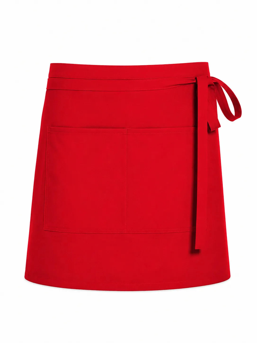 Bistroschürze Roma Classic Bag 50 × 78 cm mit zweigeteilter Tasche – rot – Farbcode 4013 – Bild 1
