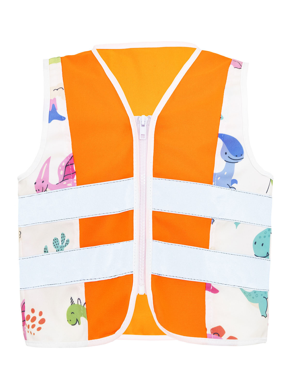 Kinder Warnweste / Sicherheitsweste – Korntex – Farbe Orange – individuell veredelbar