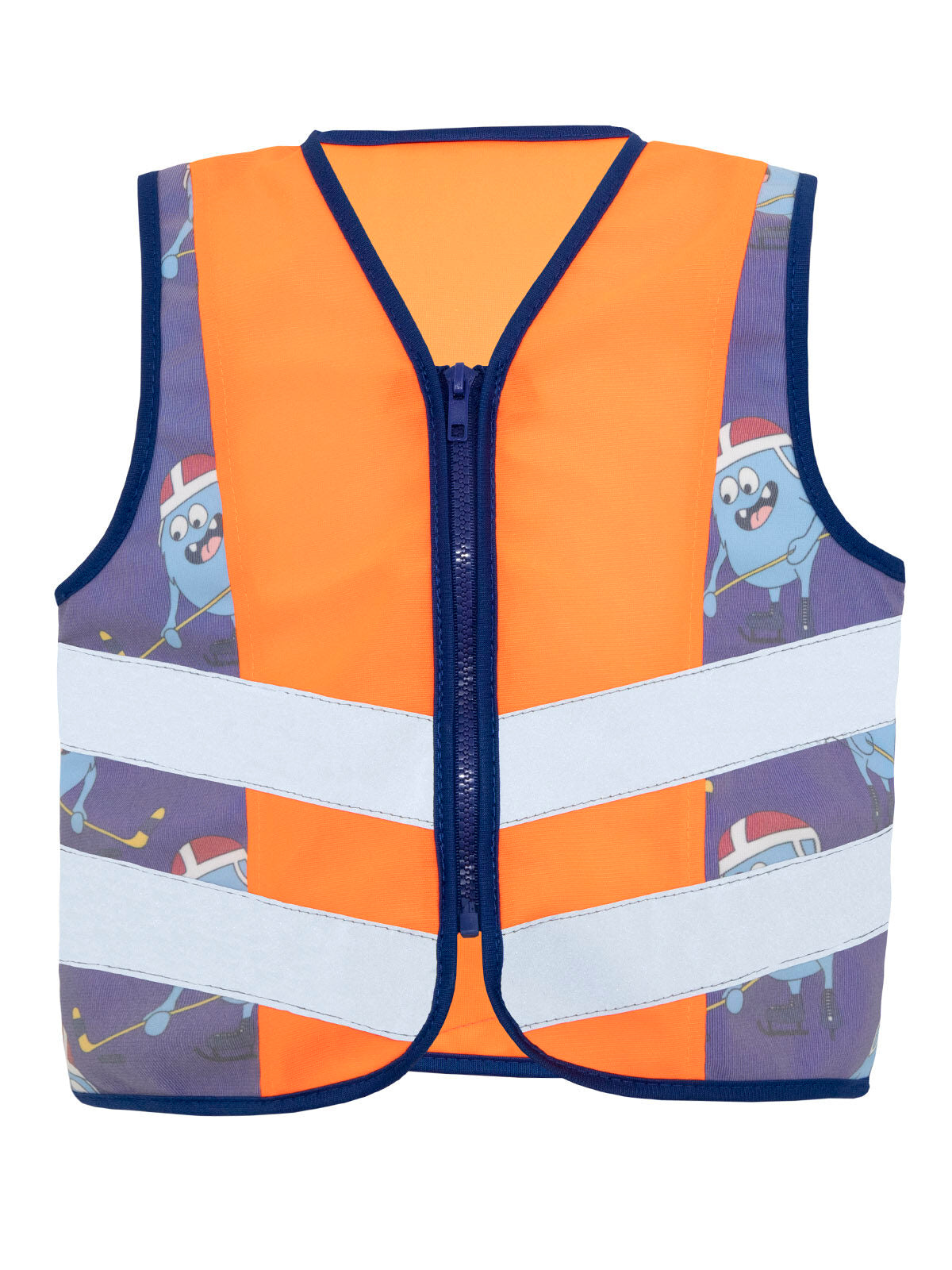 Kinder Warnweste / Sicherheitsweste – Korntex – Farbe Orange – individuell veredelbar