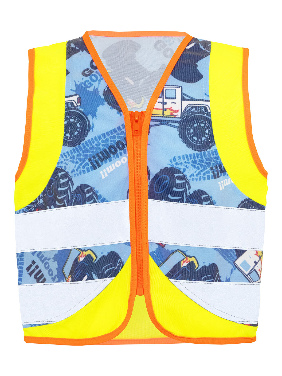 Kinder Warnweste / Sicherheitsweste – Korntex – Farbe Gelb – individuell veredelbar