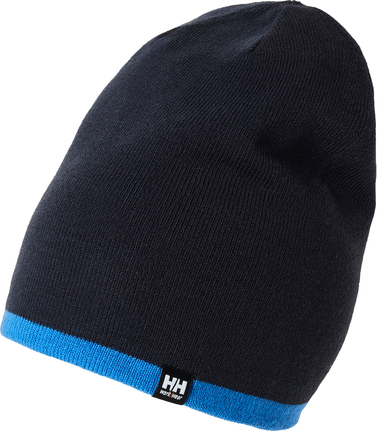 Strickmütze Classic – wendbar – Marineblau/Steinblau