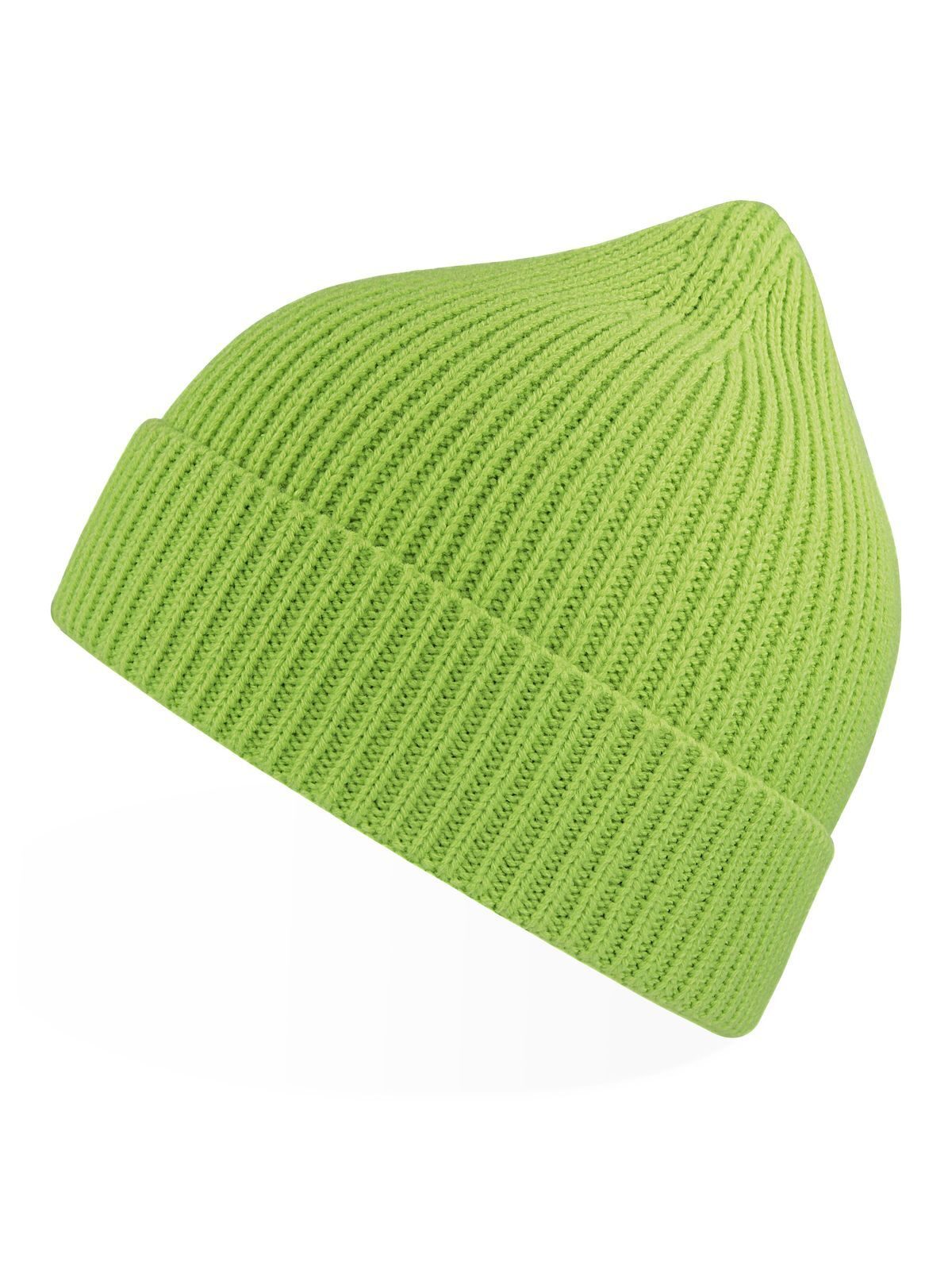 Beanies Andy acid green bestickbar und bedruckbar – LA1970