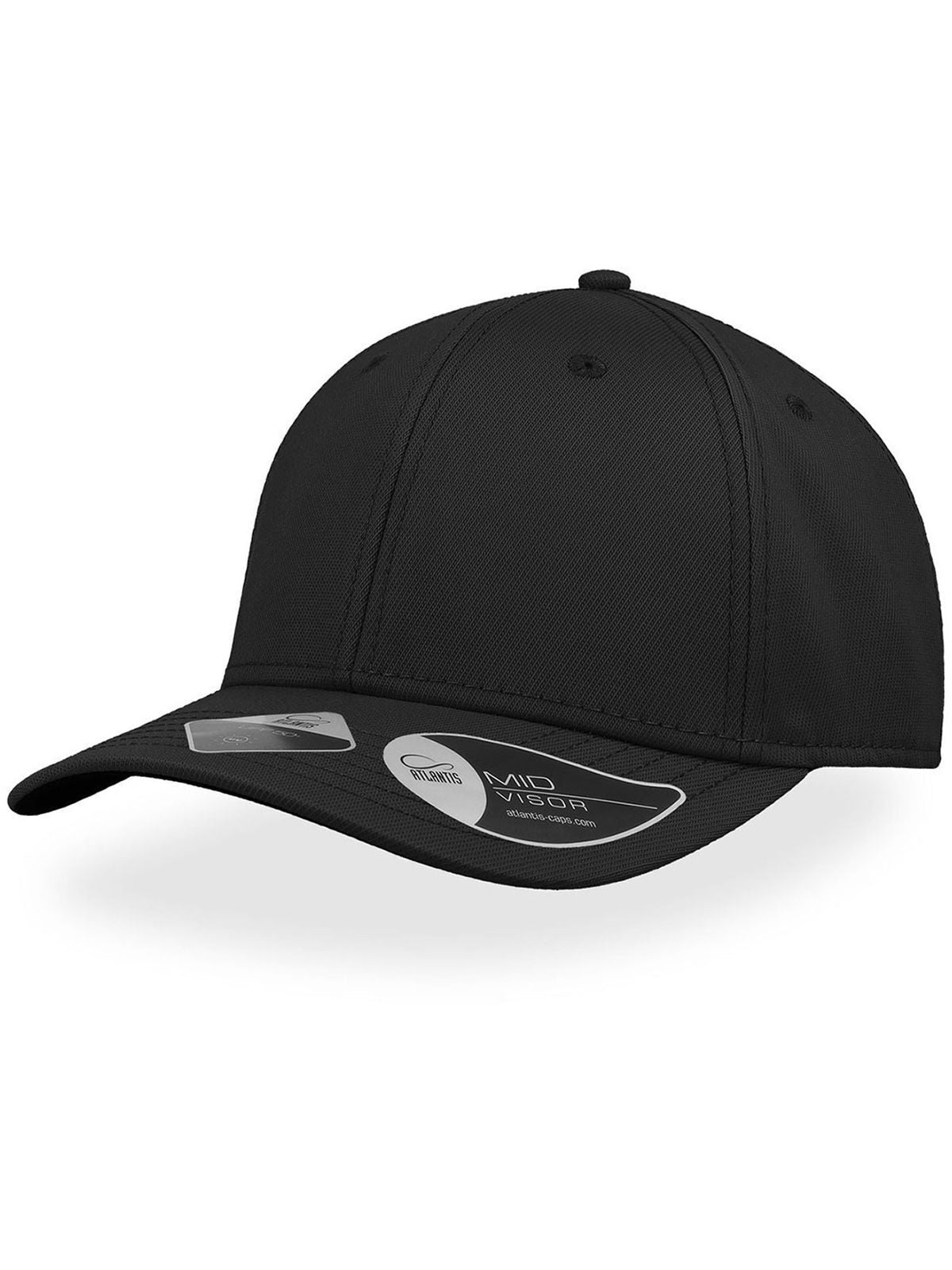 Baseball Caps Base Schwarz bestickbar und bedruckbar – LA1970