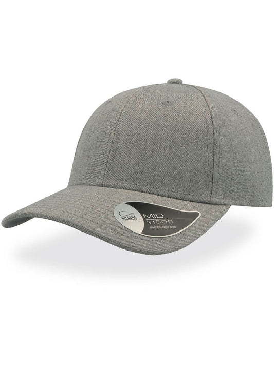 Baseball Caps Beat Grau meliert bestickbar und bedruckbar – LA1970