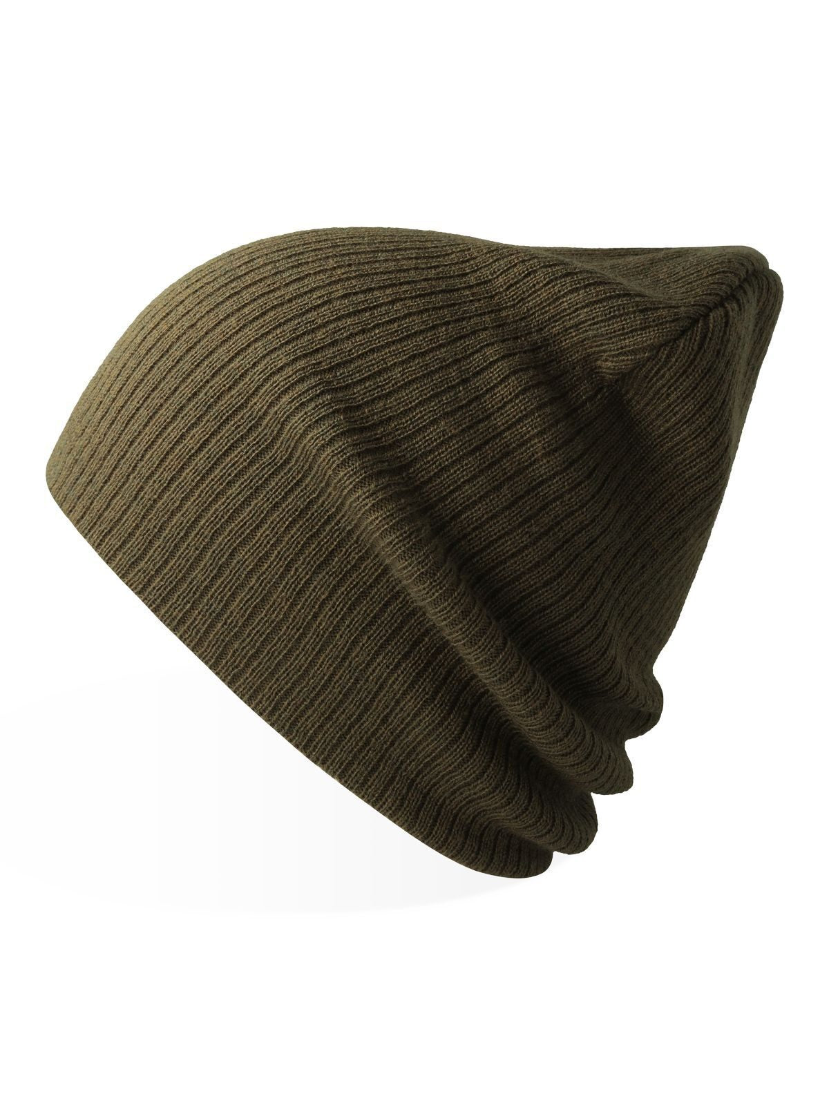 Beanies Brad-S Oliv bestickbar und bedruckbar – LA1970