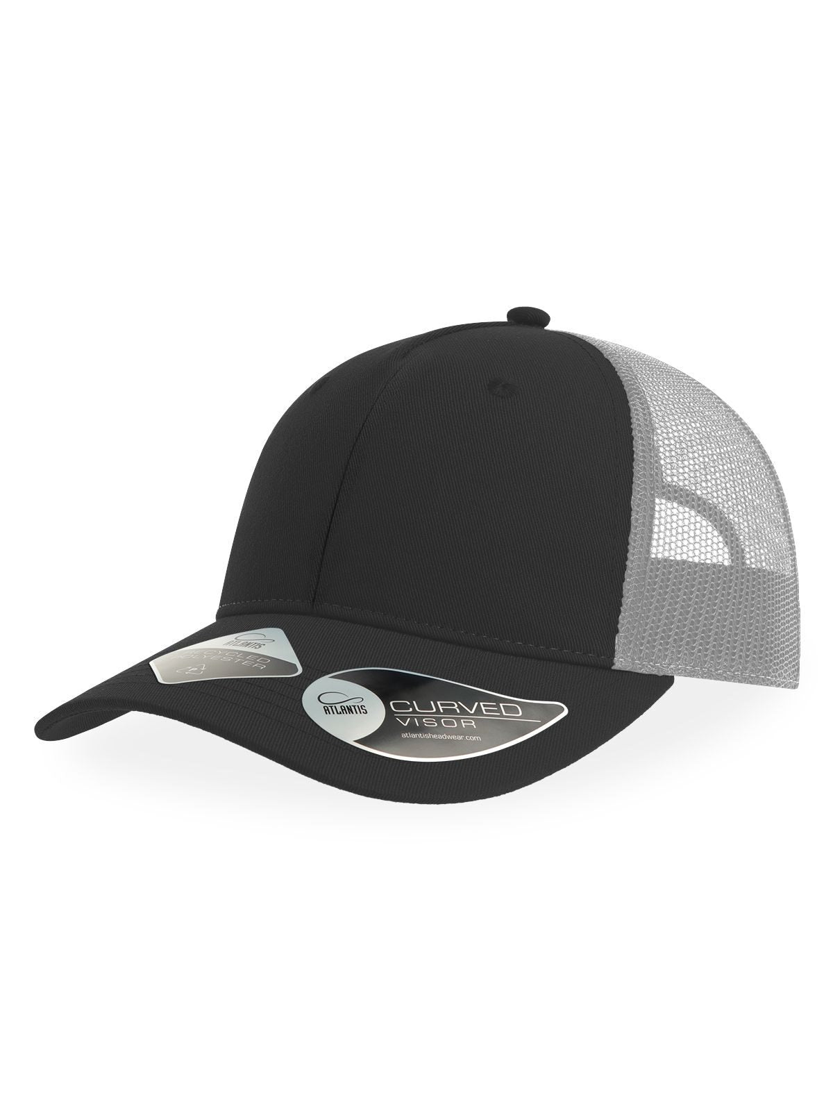 Trucker Caps Bryce Schwarz-dark Grau bestickbar und bedruckbar – LA1970